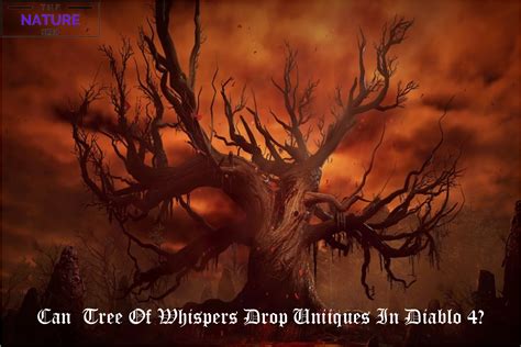 Can Tree Of Whispers Drop Uniques In Diablo The Nature Hero