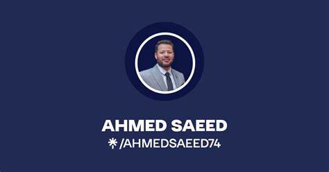 AHMED SAEED Instagram Facebook Linktree