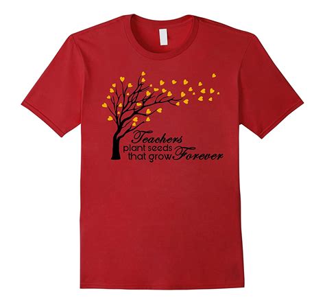 Teachers Plant Seeds That Grow Forever Teacher Day T Shirt Bn Banazatee