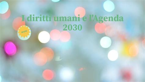 Presentazione Diritti Umani Agenda