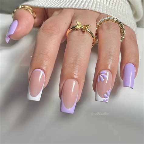 50 Purple Nails You Need To Try The Pink Brunette Purple Nails