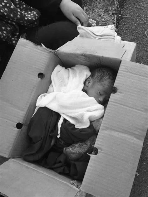 Abandoned Newborn Found In Cardboard Box Outside Mosque