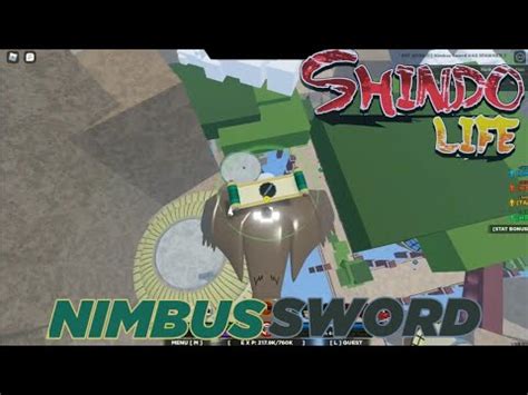 Nimbus Sword Spawn Location Shindo Life Youtube