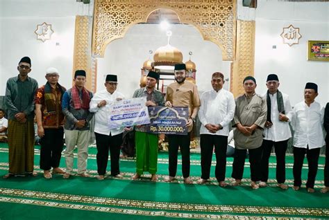 Tsr Kunjungi Masjid An Nur Busur Wako Fadly Amran Serahkan Hibah