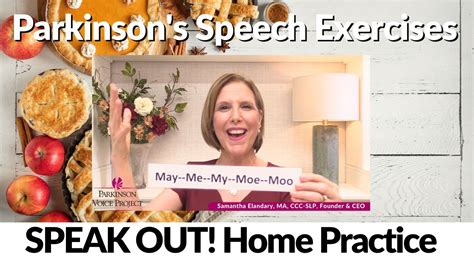 11 23 2023 Parkinson S Speech Exercises Happy Thanksgiving Youtube