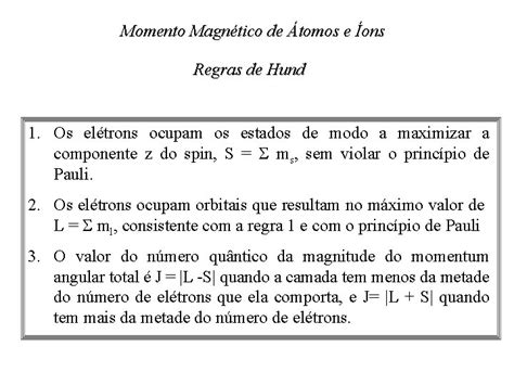 PROPRIEDADES MAGNETICAS DE MATERIAIS Referencia S REZENDE Diamagneticos