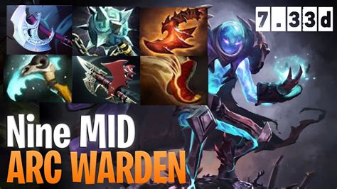 Nine Arc Warden Mid Dota Pro Immortal Arc Warden Gameplay D