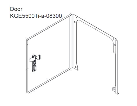 Kipor Power Solutions Generator Door KGE5000TI A 08300