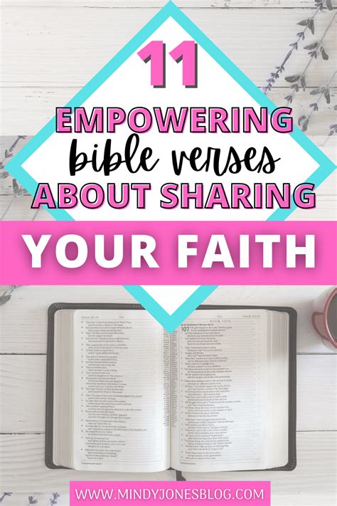 Powerful Bible Verses About Sharing Your Faith Mindy Jones Blog