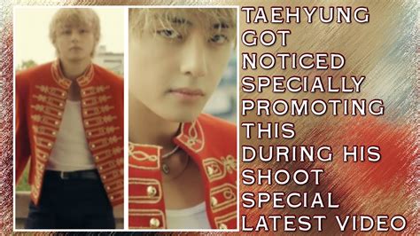 Omg Taehyung Got Noticed Specially Promoting This During His Shoot