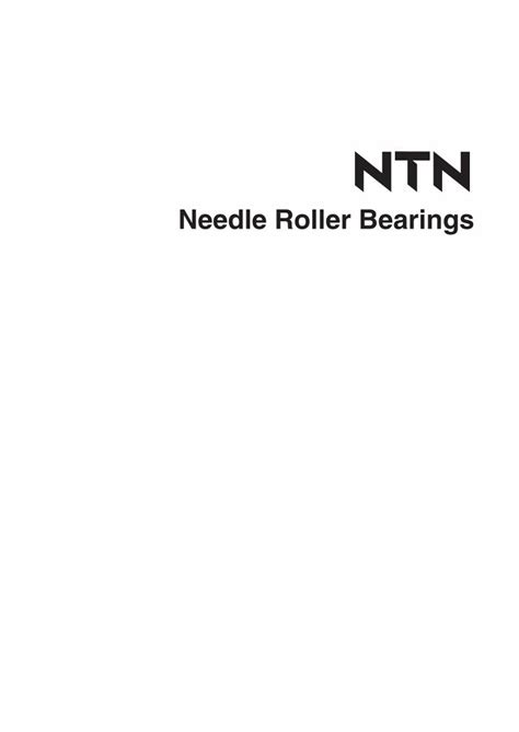 Pdf Needle Roller Bearings Kellenberg Roll Technik Ag A