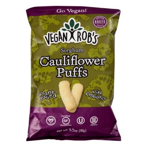 Vegan Robs Probiotic Cauliflower Puffs 3 5 Oz Qfc