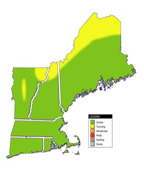 New England Fall Foliage Report and Foliage Map | New england fall ...