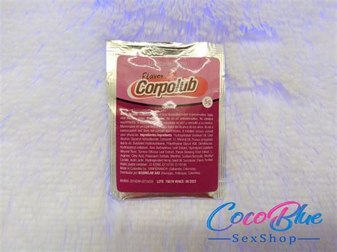 Lubricante Anal Corpolub Sachet Flavor Sex Cocoblue Sex Shop