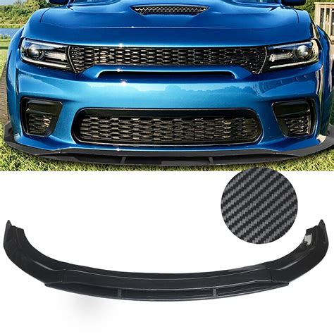 Ninte Front Lip For Dodge Charger Widebody Abs Carbon Fiber