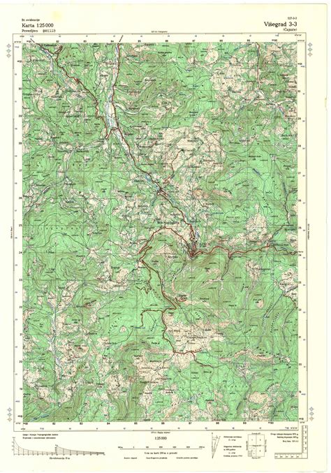 Topografske Karte Srbije Jna Vi Egrad