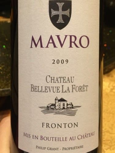 Ch Teau Bellevue La For T Mavro Fronton Vivino