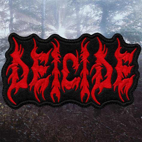 Embroidered Patch Deicide Logo