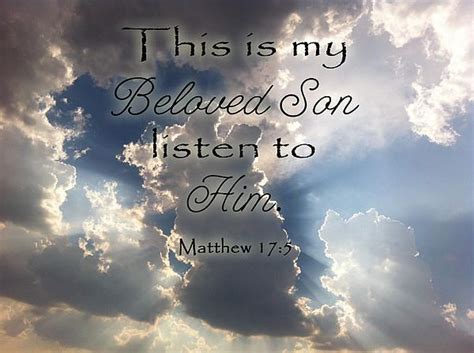 My Beloved Son Matthew 17 Print By Robyn Stacey Matthew 17 Names