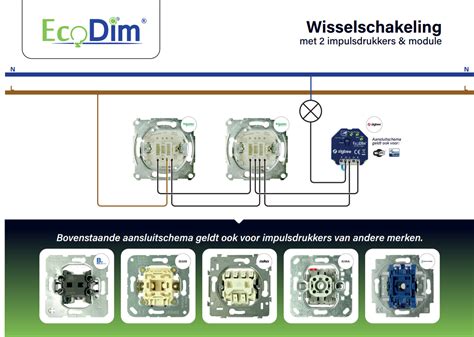 Ecodim Dimmer In Wisselschakeling Aansluiten Ecodim