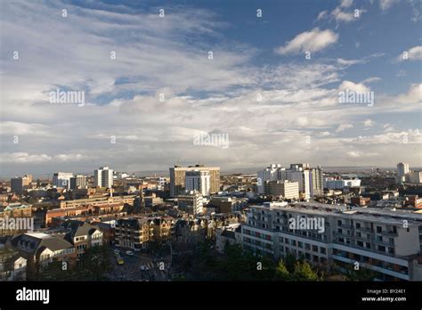 Cardiff City Centre Stock Photo Alamy