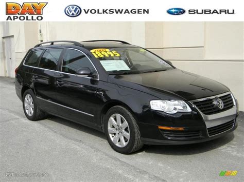 2008 Deep Black Volkswagen Passat Turbo Wagon 37896222 Car Color Galleries