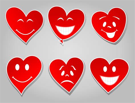 Set Of Icons On A Theme Heart Vector Illustration 17283535 Vector Art At Vecteezy