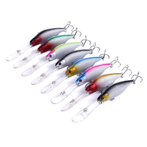 Buy Pcs Long Lip Minnow Fishing Lure Hengjia Deep Water Crankbaits At