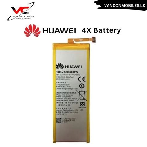 Huawei 4x High Quality Battery Vancon Cellular Private Limited Galle