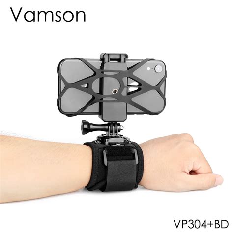 Vamson For GoPro Hero 10 9 8 7 Camera Accessories 360 Degree Rotation