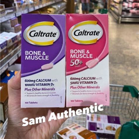 Caltrate Bone And Muscle 100 Tablets Calcium Supplements Shopee Malaysia