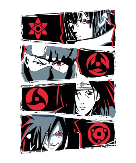 Camiseta Sharingan octopus gráfico