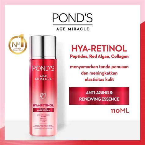 Jual Ponds Age Miracle Hya Retinol Ultimate Renew Essence With Peptide