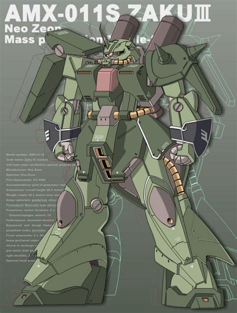 Amx 011 Zaku Iii 3 By Solgravionmegazord On Deviantart