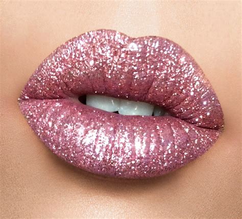 Nude Glitter Lip Collection Glitter Lips Lip Art Makeup Red Glitter Lipstick