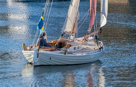 A Swedish Double Ended Gaff Rigged Cutter Originally Built Ca