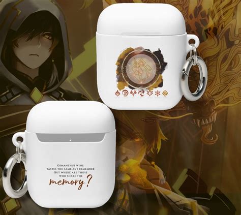 Zhongli Genshin Impact Case For Airpods Etsy