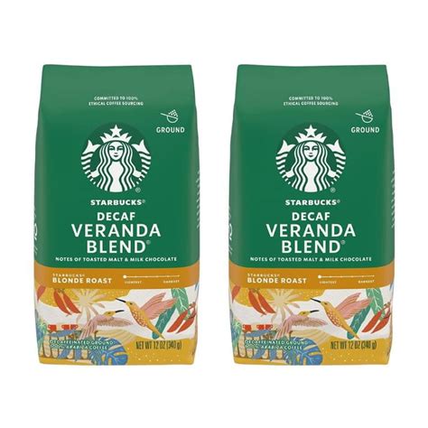 Decaf Ground Coffee Decaf Veranda Blend Blonde Roast Decaffeinated