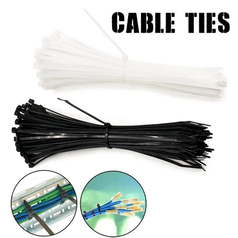 Pcs Plastic Zip Tie Self Locking Nylon Cable Ties Lbs Wire