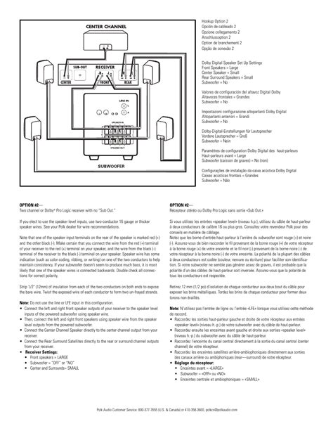 Polk Audio Subwoofer Wiring Diagram Wiring Diagram