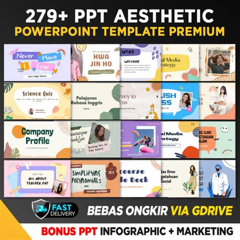 200 Aesthetic Template Powerpoint Ppt Presentasi Estetik Kekinian