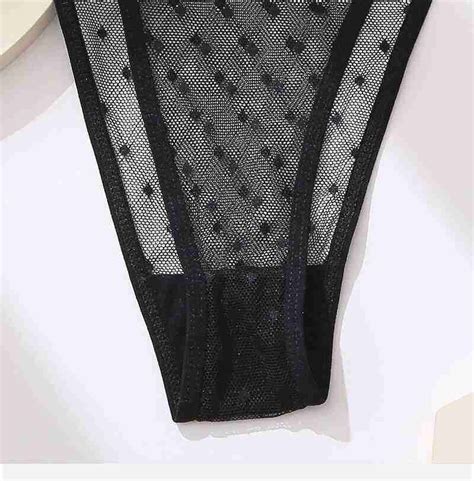Sexy Womens Lace Briefs Sheer See Through Thong Underwear Panties KARIS CLOSET LINGERIE OUTLET