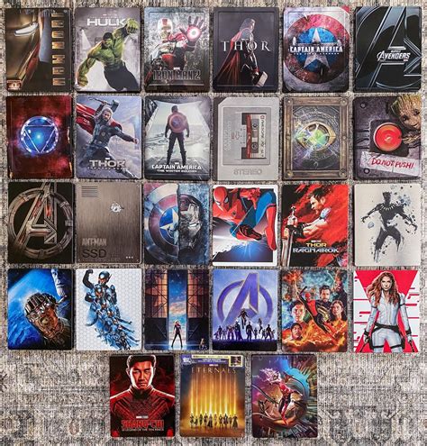 My completed MCU Steelbook collection : r/dvdcollection