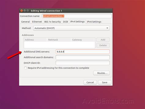 How To Setup Dns In Ubuntu Avoiderrors