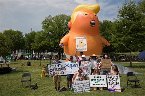 There S A Baby Trump Balloon In Washington Today