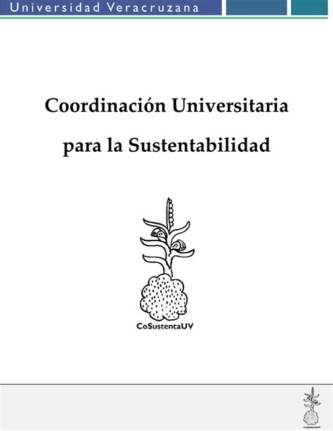 Pdf Coordinación Universitaria Para La Sustentabilidad · Algunos