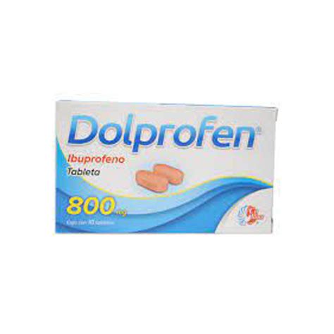 Ibuprofeno 800 Mg Tabletas Con 10 Dolprofen