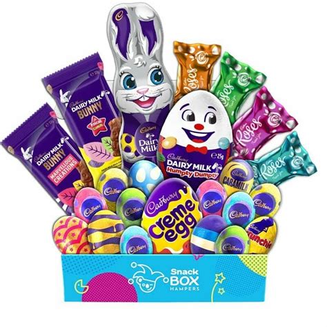 Cadbury Faves Easter Chocolate Box Gift Hamper - Medium - Snack Box Hampers