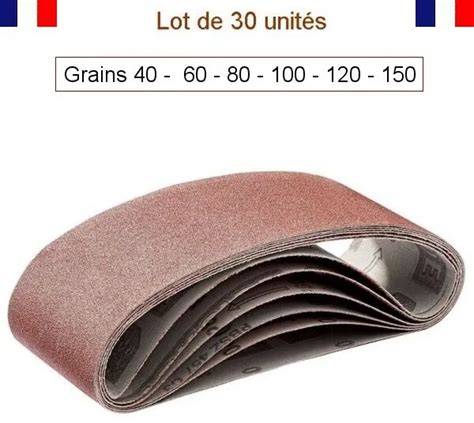 Parkside Bandes Abrasives X Mm Pi Ces Pour Ponceuse Bande