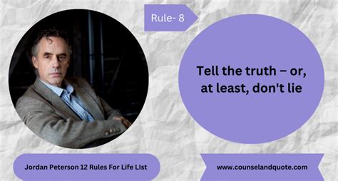 Jordan Peterson 12 Rules For Life List